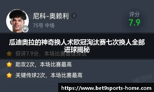 瓜迪奥拉的神奇换人术欧冠淘汰赛七次换人全部进球揭秘